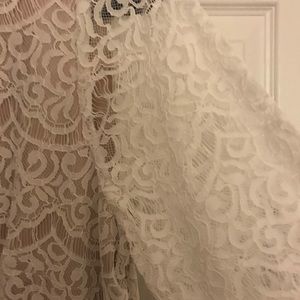 Eliza J White Lace Dress 12 NWT